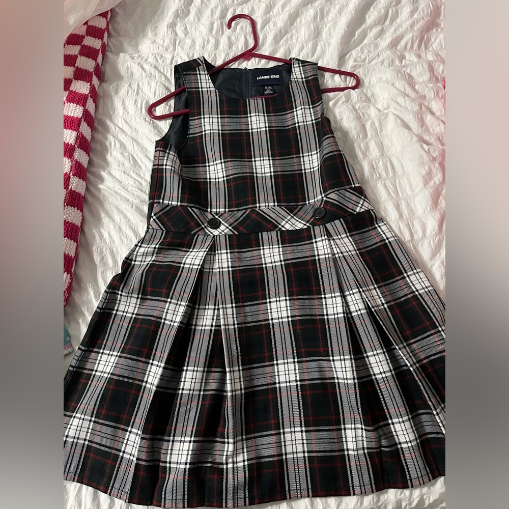 Girls uniform dress.  Size 10.  Hang dried only.